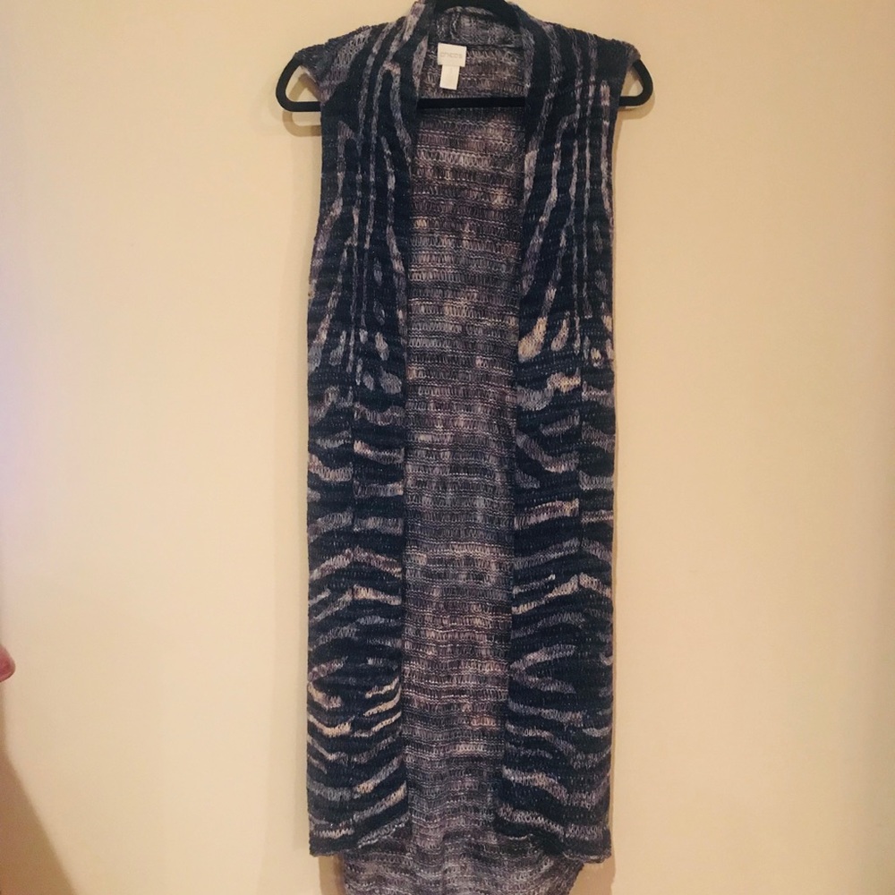 Chico’s long vest